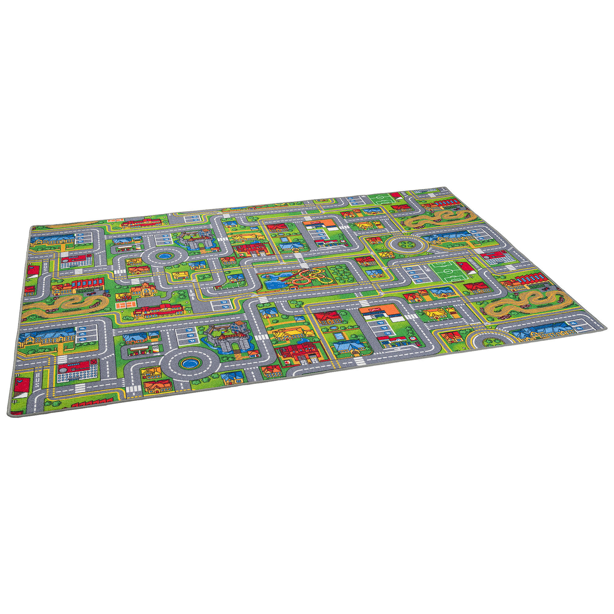 Thumbnail - Snapstyle Kinder, Mehrfarbig, Textil, Rechteckig, 160x160 cm, Teppiche & Böden, Teppiche, Teppich Kinderzimmer