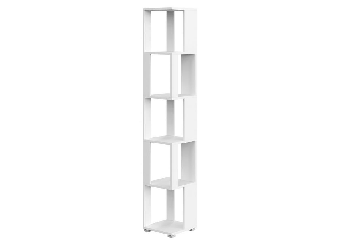 BÜCHERREGAL Weiß 29/168/29 - Weiß, Holzwerkstoff (29/168/29cm) - RAUMHIRSCH FURNITURE