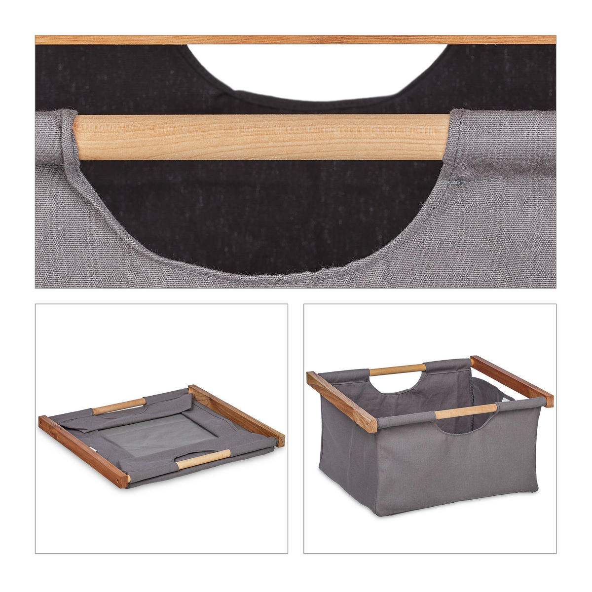 BADREGAL - Multicolor, Holz/Textil (43.5/96/33.5cm) - Relaxdays