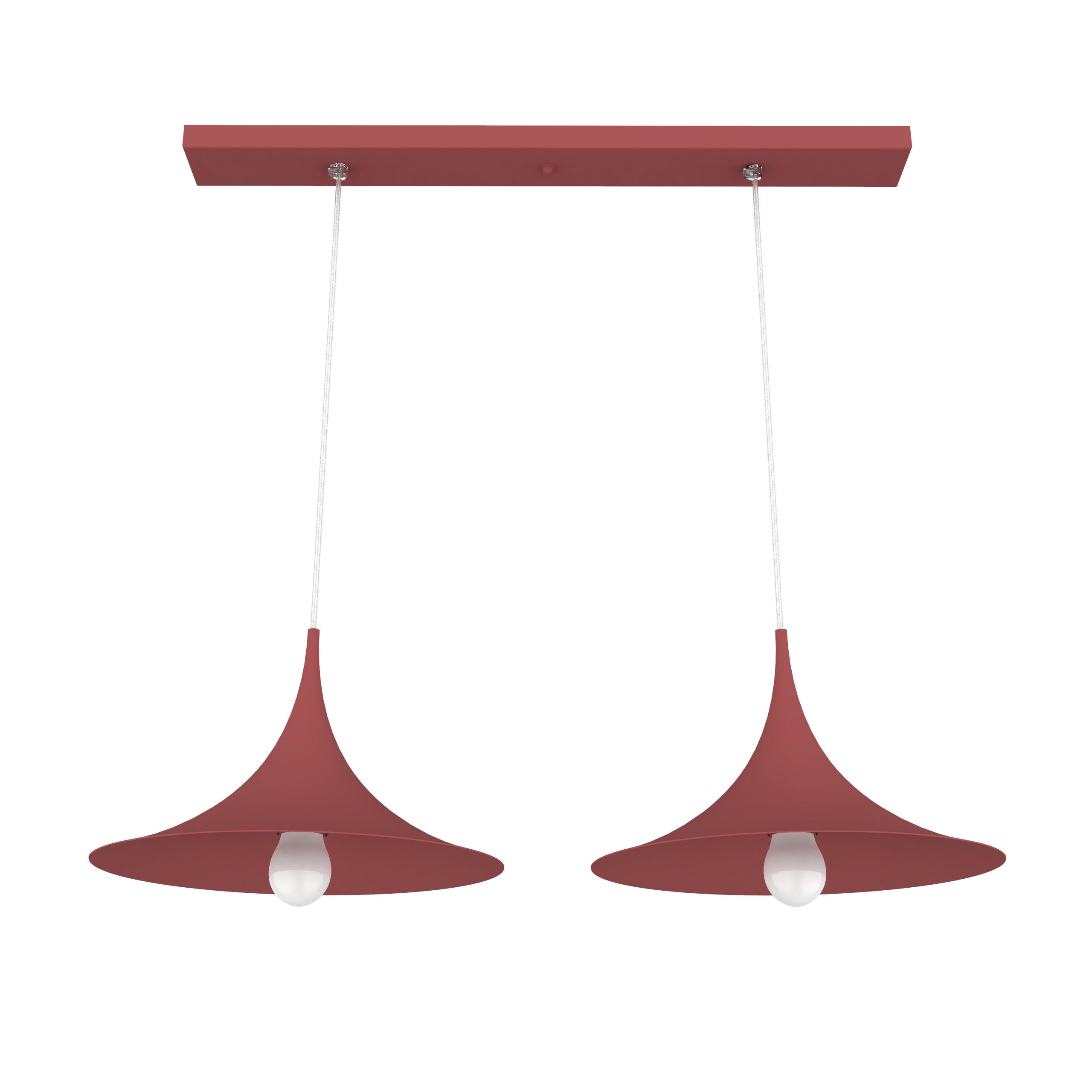Lumicom Hängeleuchte Rot 70x16x33 cm