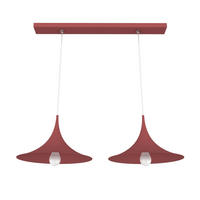 HÄNGELEUCHTE - Rot, Metall (33/70/16cm) - Lumicom