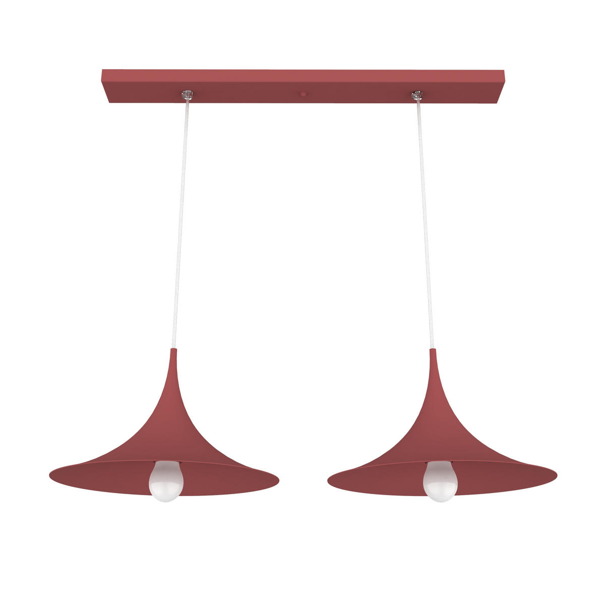 HÄNGELEUCHTE - Rot, Metall (33/70/16cm) - Lumicom