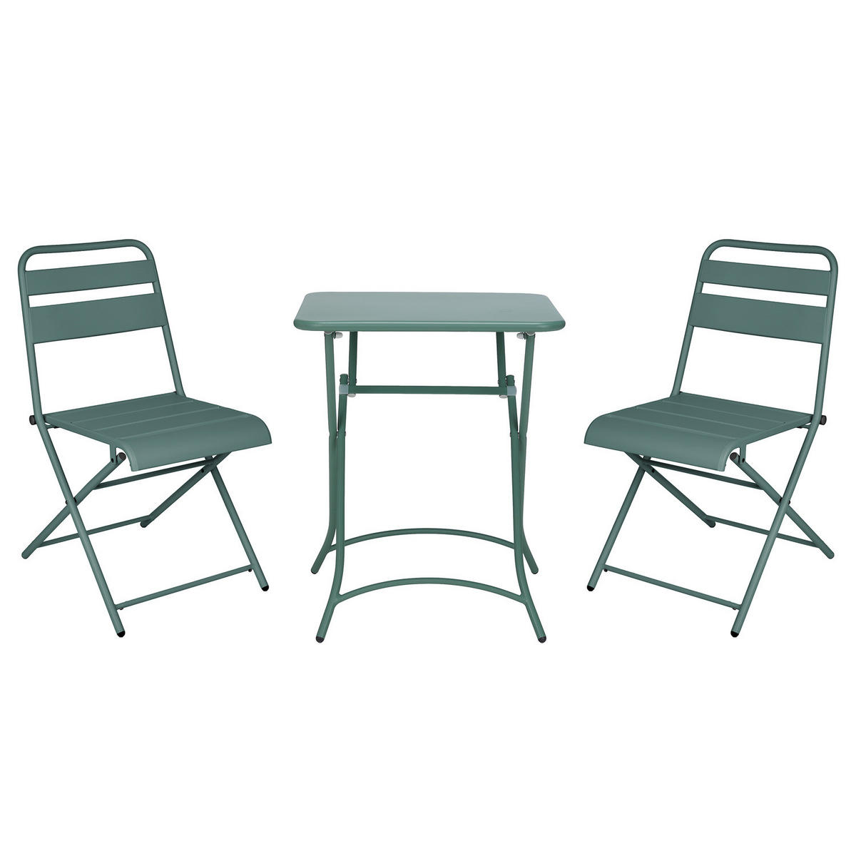 GARTENMÖBEL-SET (3-teilig) Urban One - Salbeigrün, Metall - BUTLERS