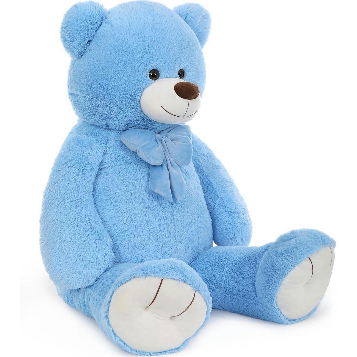 STOFFTIER Teddybär 120 cm Blau - Blau, Textil (90/120cm)