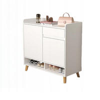 SCHUHSCHRANK Weiß 90/60/32 cm - Weiß, Holz (15/38/85cm) - MUVU