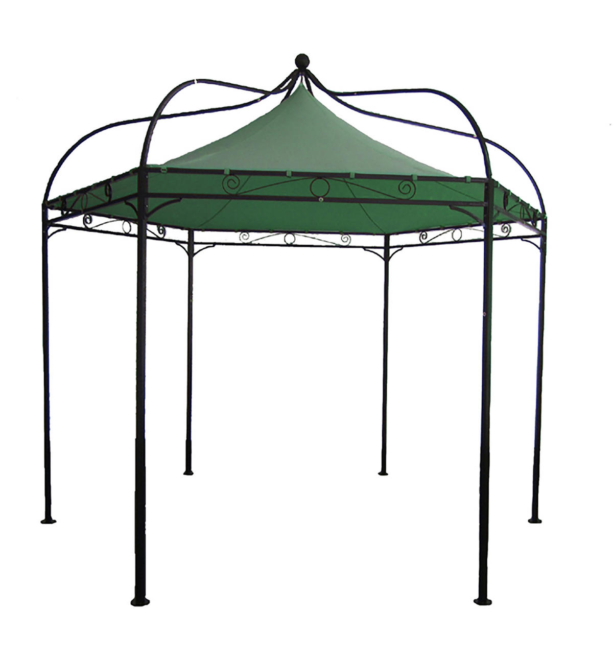 ERSATZDACH für Pavillon Mondura, Pavillondach 6-eckig, Durchmesser 300 cm, Farbe: Grün - Grün, Kunststoff (320/0.3/320cm) - TPFGarden