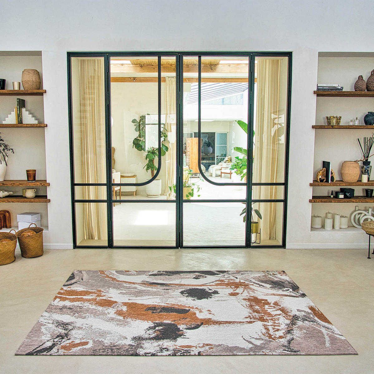 TEPPICH Flachgewebe NATURAL TAG Mehrfarbig 170 x 240 cm - Multicolor, Textil (170/240cm) - Novatrend