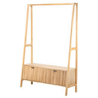 GARDEROBE Holz Braun - Braun, Holz (110/165/36cm) - Nordlys