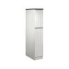 KÜCHENSCHRANK Glänzendes Weiß, Schiefer 60/30/165 cm - Weiß, Holzwerkstoff (30/165/60cm) - DMORA
