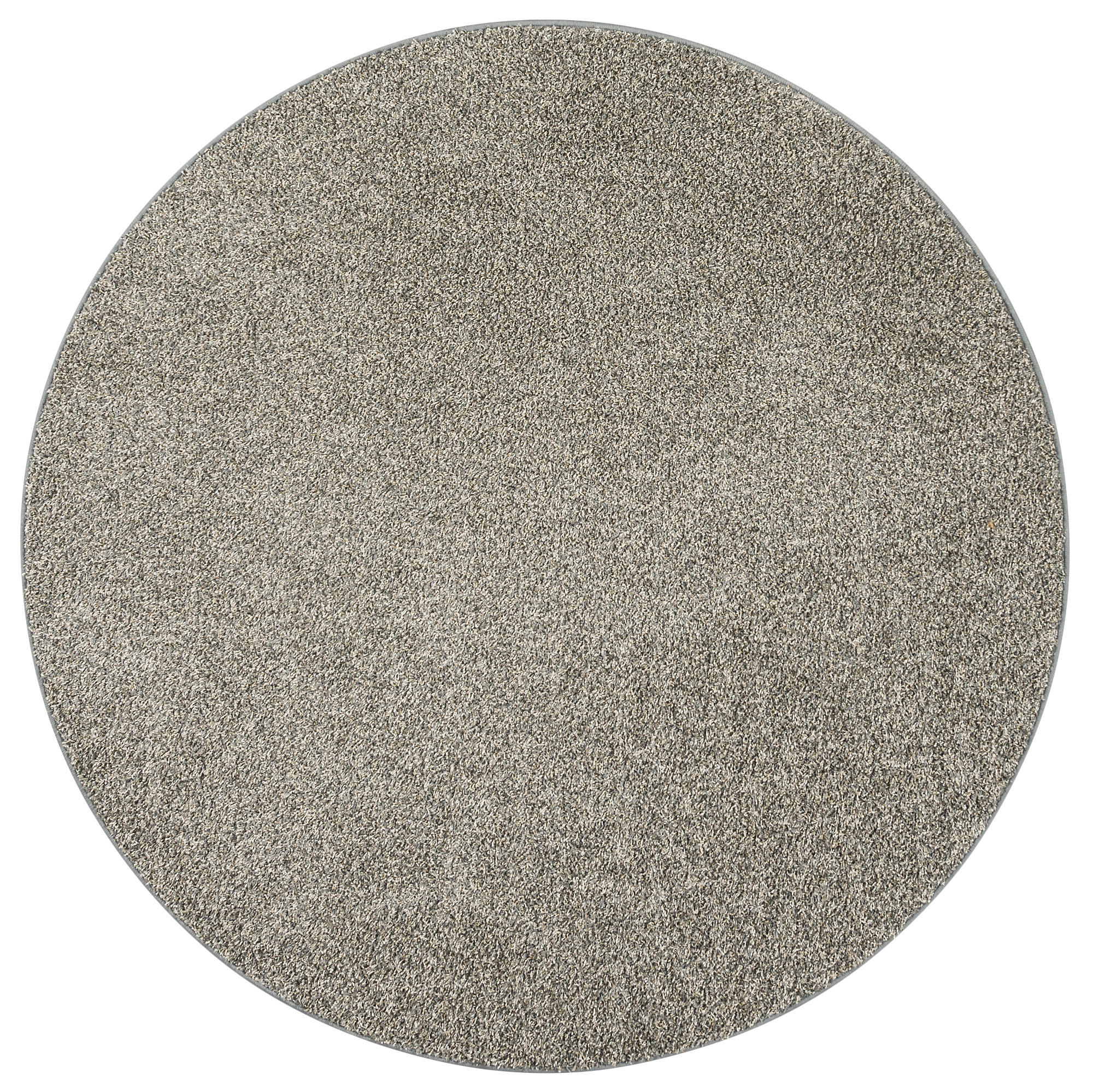 HOCHFLOR VELOURS TEPPICH MONA MIX RUND - Anthrazit, Textil (133/133cm) - Snapstyle