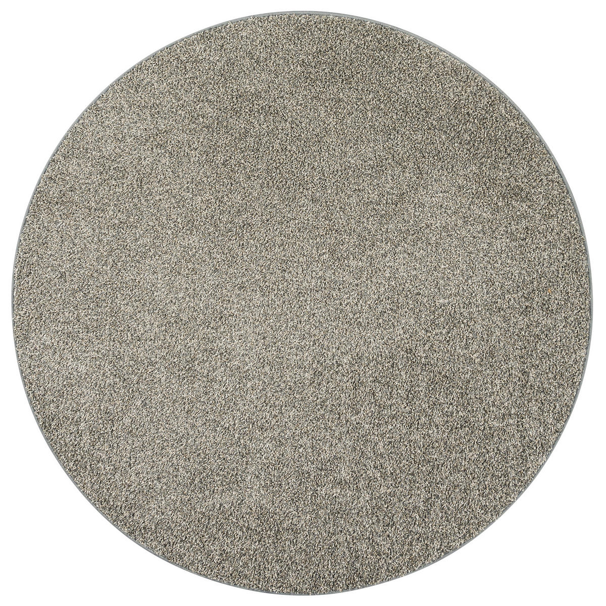 HOCHFLOR VELOURS TEPPICH MONA MIX RUND - Anthrazit, Textil (133/133cm) - Snapstyle