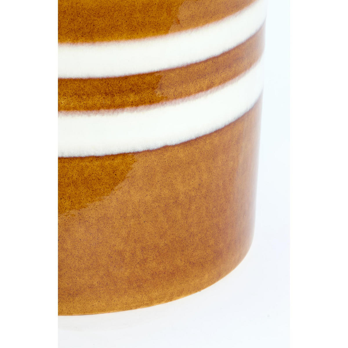 BEISTELLTISCH Mooca Braun 42/42/34 cm - Braun, Keramik (42/42/34cm) - Light & Living