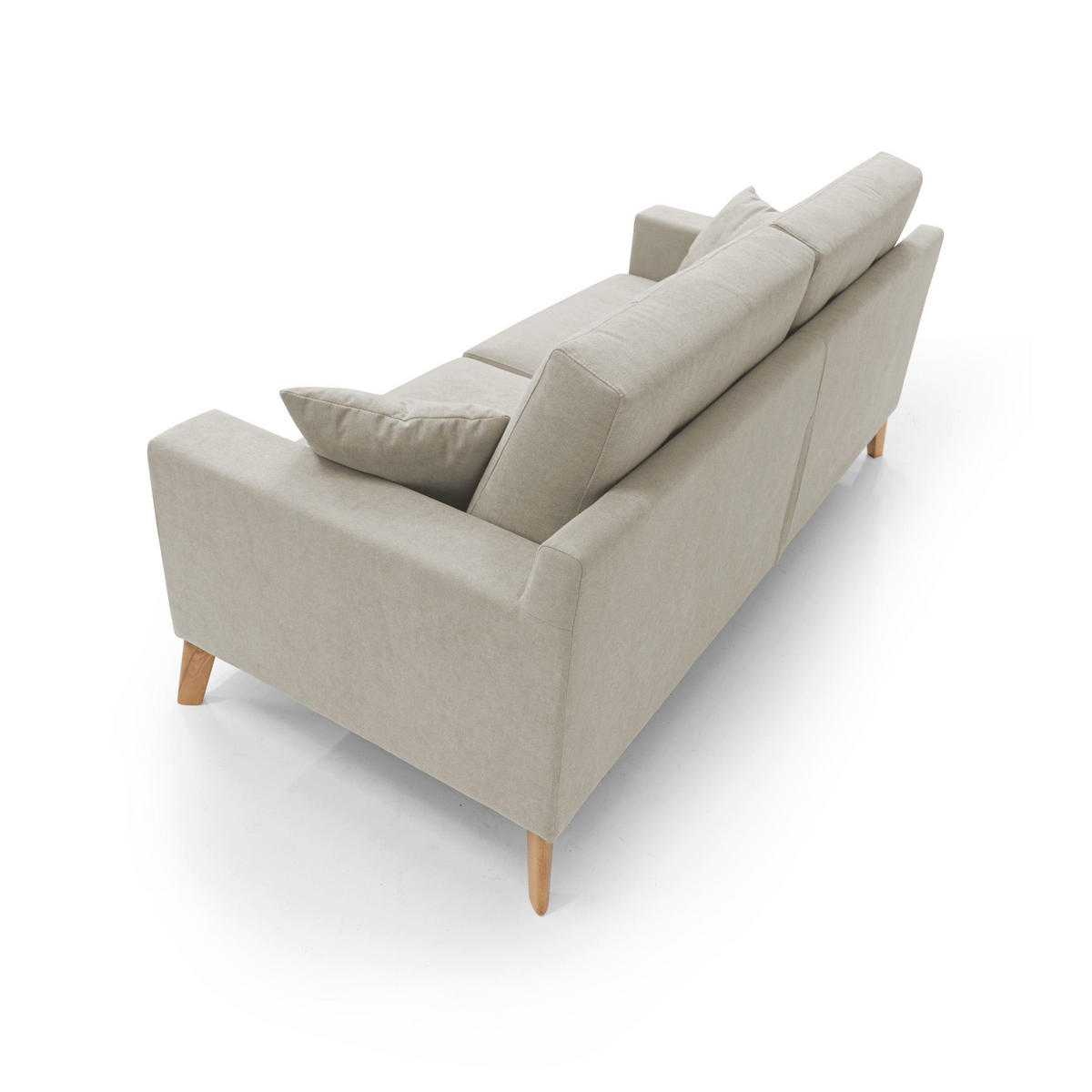 LINEARSOFA Danish - Creme, Textil (146/95/91cm) - Divani.store
