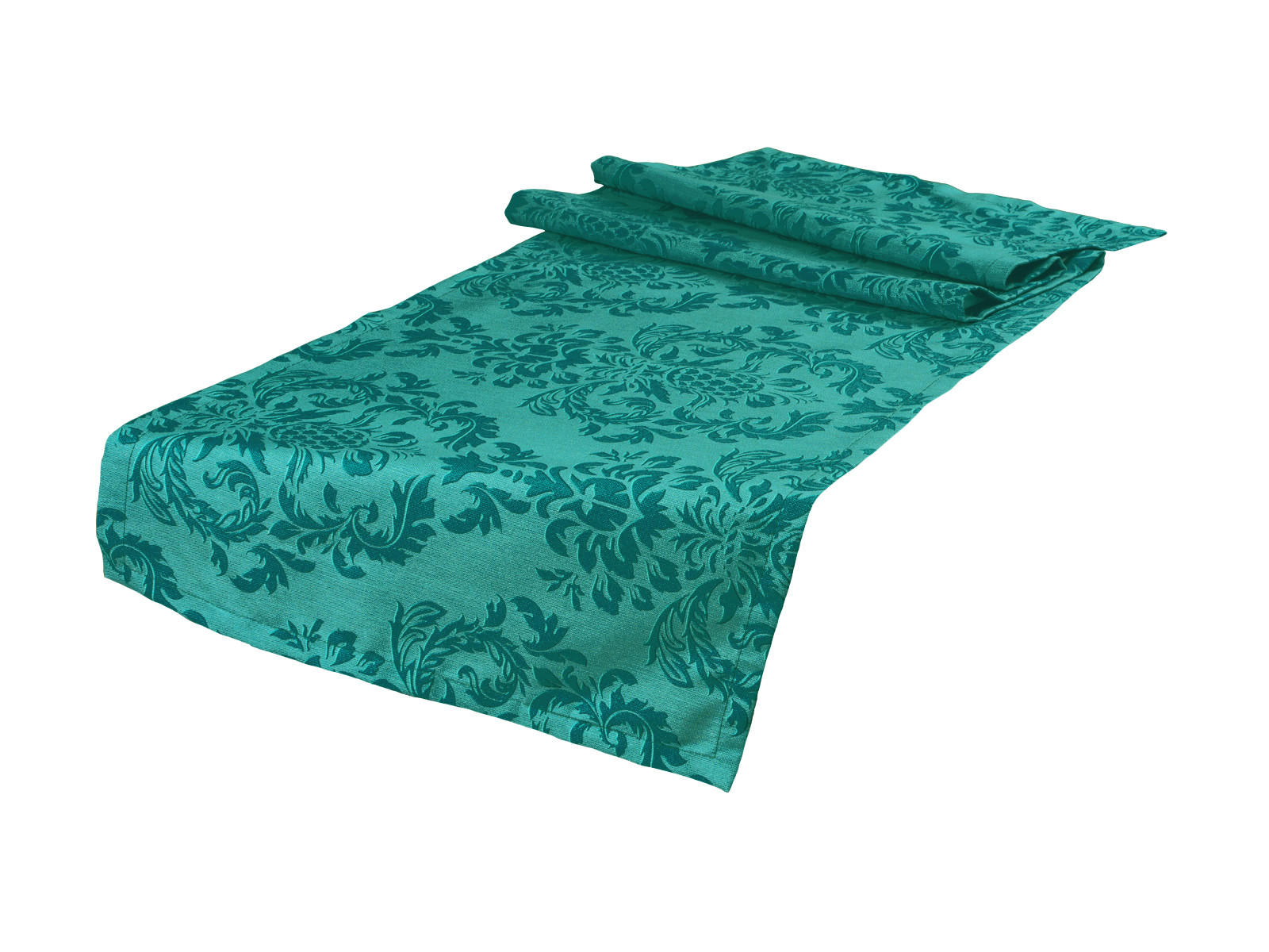 XL-TISCHLÄUFER Epoche petrol-grün 40/220 cm - Petrol, Textil (40/220cm) - beties Heimtextil