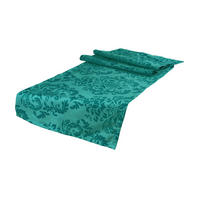 XL-TISCHLÄUFER Epoche petrol-grün 40/220 cm - Petrol, Textil (40/220cm) - beties Heimtextil
