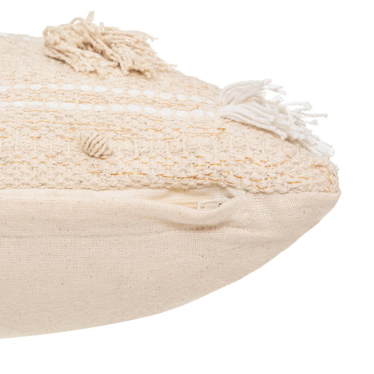 ZIERKISSEN Cot Sand 30/50 cm - Beige, Naturmaterialien (30/50cm) - Atmosphera Createur d´interieur