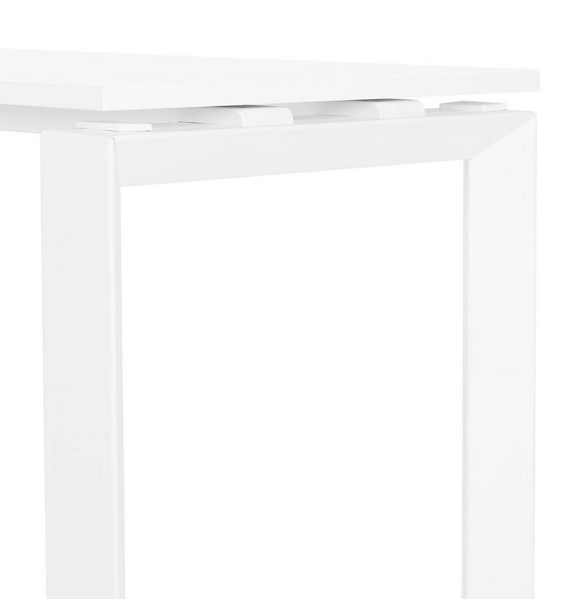 ECKSCHREIBTISCH L-Form Platzsparend Für Großraumbüro XERAL, Weiß 170x160x74,8 cm - Weiß, Holzwerkstoff/Metall (160/170/75cm) - KADIMA DESIGN