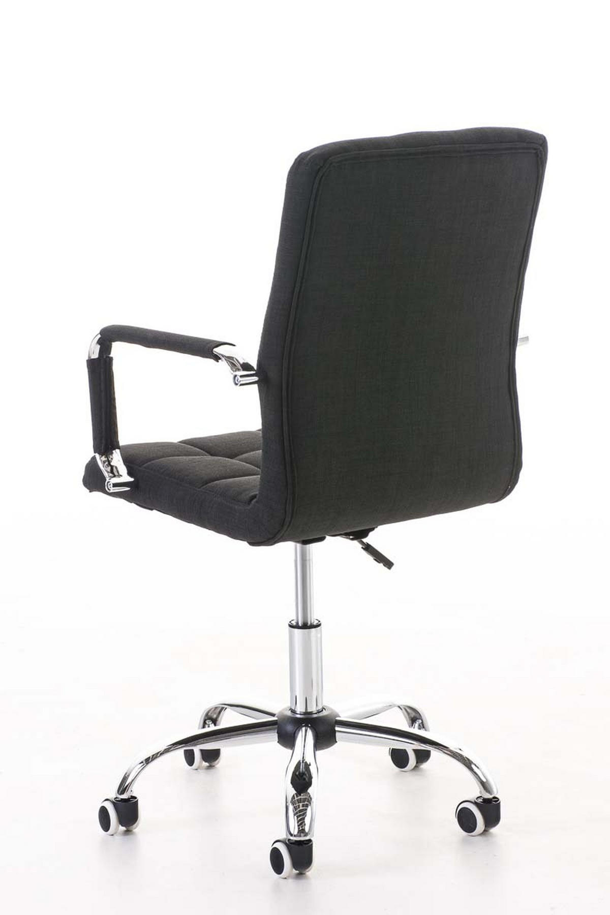 BÜROSTUHL Deal V2, Stoff Schwarz - Schwarz, Textil/Metall (56/104/62cm) - TPFLiving