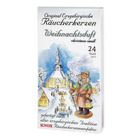 RÄUCHERKERZEN Erzgebirgische Räucherkerzen Weihnachtsduft 24er Packung - Multicolor, Holz (6.5/2.3/12.5cm)