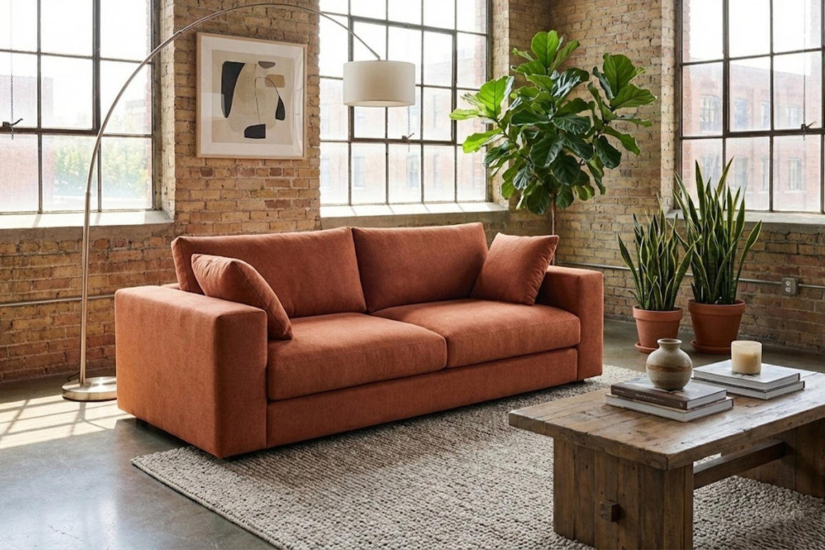 SOFA AMINA Braun Flachgewebe - Dunkelbraun/Schwarz, Buchenholz/Textil (228/82/101cm) - KAWOLA