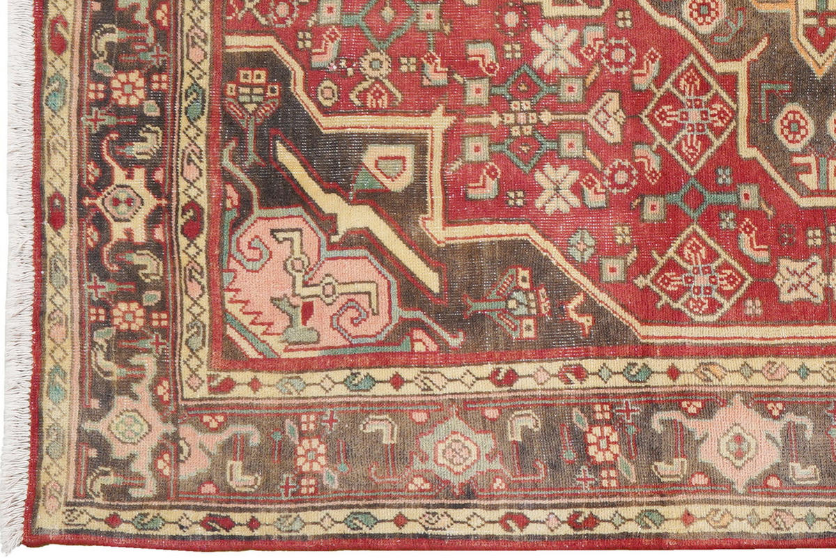TEPPICH Heritage Mehrfarbig 156/106 cm Schurwolle - Multicolor, Textil (106/156cm) - Looma