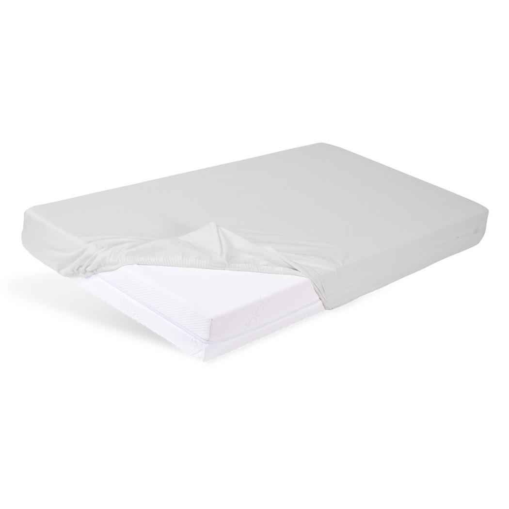 BETTLAKEN Bamboo Baby mit Gummizug - Grau, Textil (70/140cm) - Mr Mattress