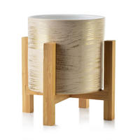 BLUMENTOPF Ava Gelb 17/14/14 cm Keramik - Hellgelb, Keramik (14/14cm) - Mondex