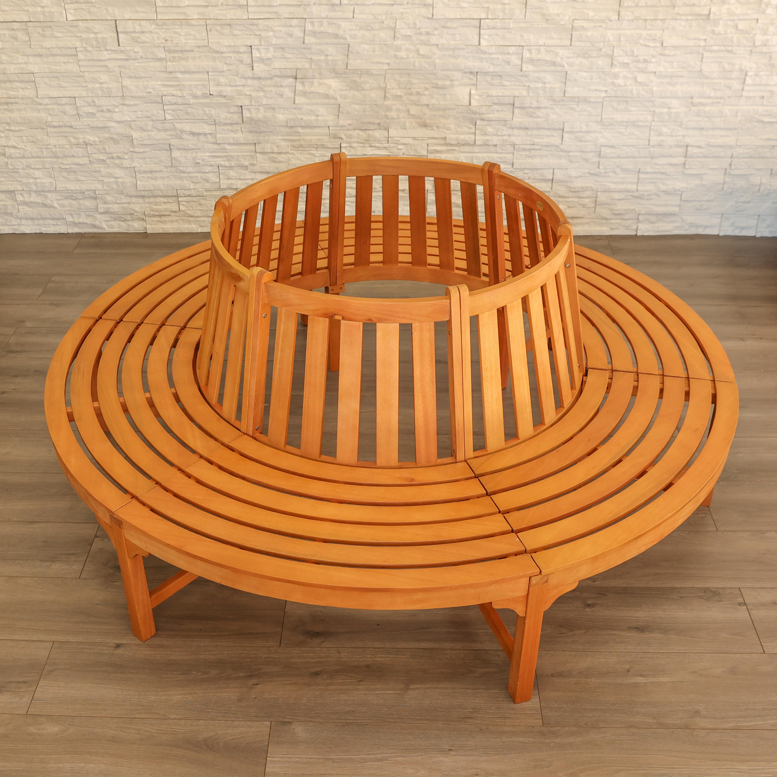 BAUMBANK Kentucky - Braun, Holz (208/91/208cm) - Sedex