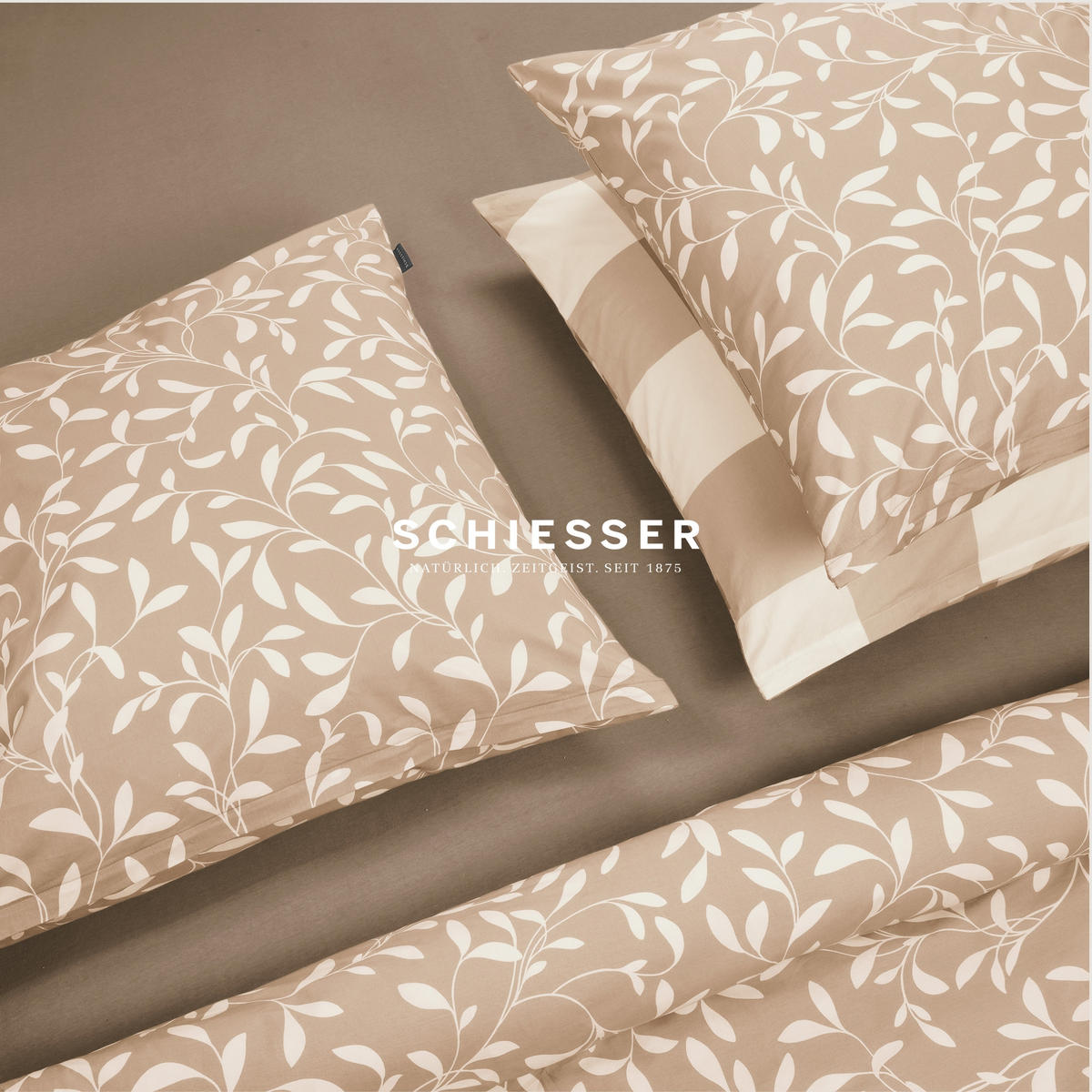 SPANNBETTLAKEN Jessi - Edeljersey - 180 x 200 cm - Braun - Braun, Textil (180/200cm) - SCHIESSER