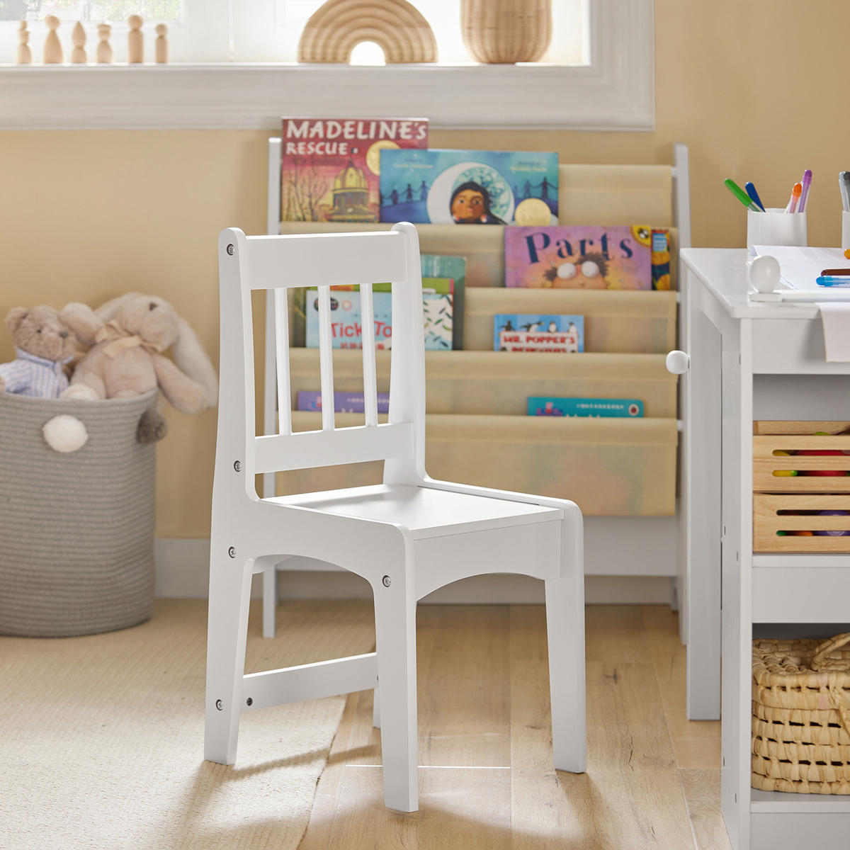 KINDERSITZGRUPPE Weiß - Weiß, Holzwerkstoff (80/65/54cm) - SoBuy