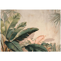 FOTOTAPETE Blätter Dschungel Grün 400x280 cm - Multicolor, Papier (400/280cm) - Wallarena