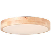 DECKENLEUCHTE Moreen G99636/45 - Chromfarben, Holz (1/1/6.5cm) - Brilliant