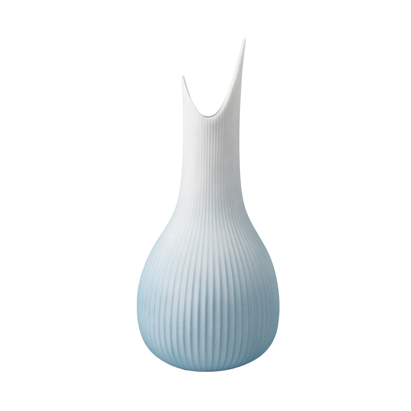 VASE Studio 8 Raindrop Ice blau 25 cm - Blau, Keramik (25cm) - Goebel