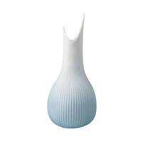 VASE Studio 8 Raindrop Ice blau 25 cm - Blau, Keramik (25cm) - Goebel