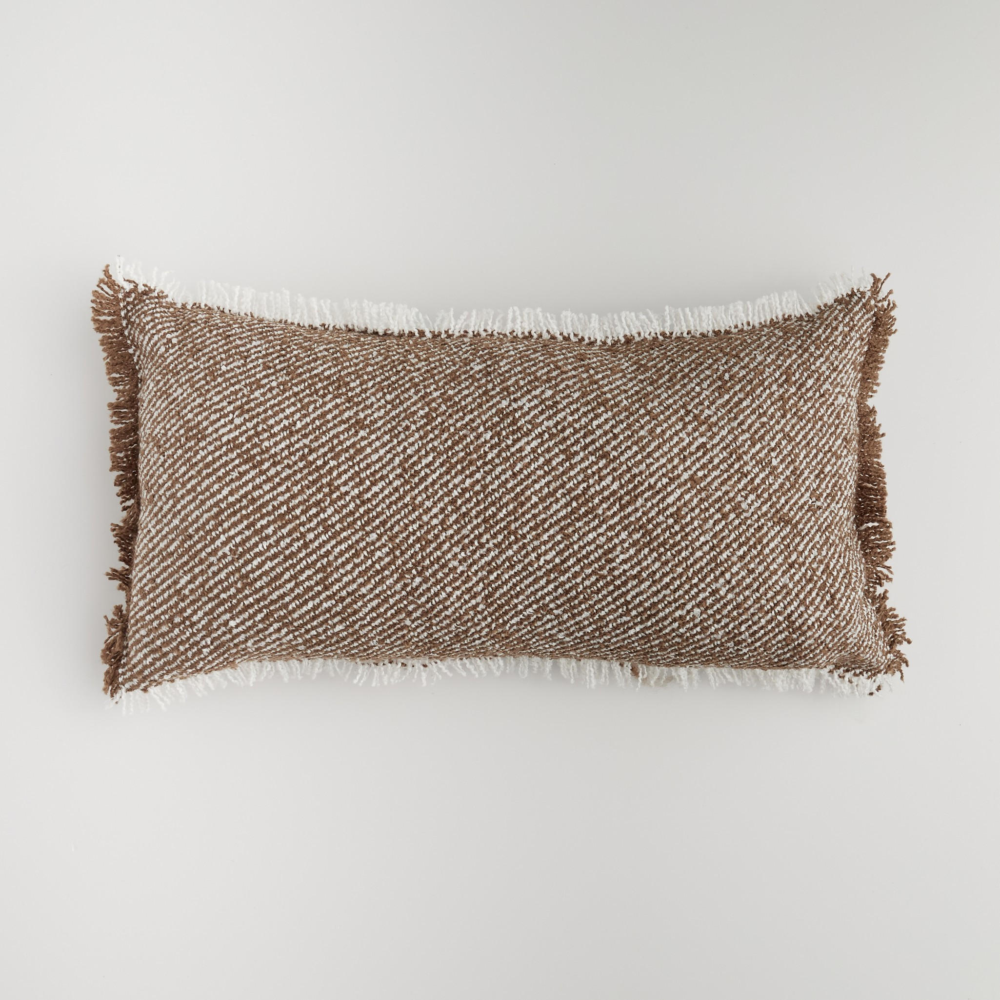 KISSENBEZUG Roiz - Dunkelbraun, Textil (30/58cm) - home&you