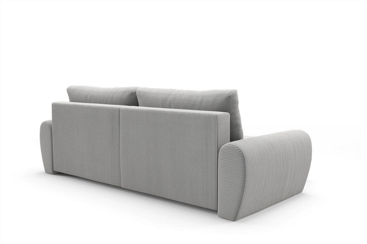 ECKSOFA Galan Mit Schlaffunktion - Weiß, Holzwerkstoff/Textil (253/153cm) - Fun Möbel