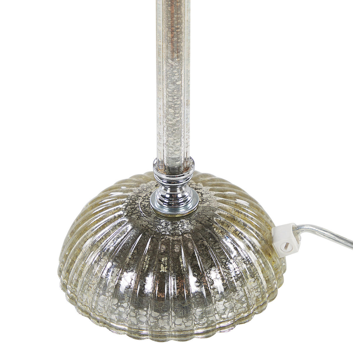 TISCHLAMPE Kubena 18/18/56 cm - Weiß, Keramik (18/18/62cm) - Beliani