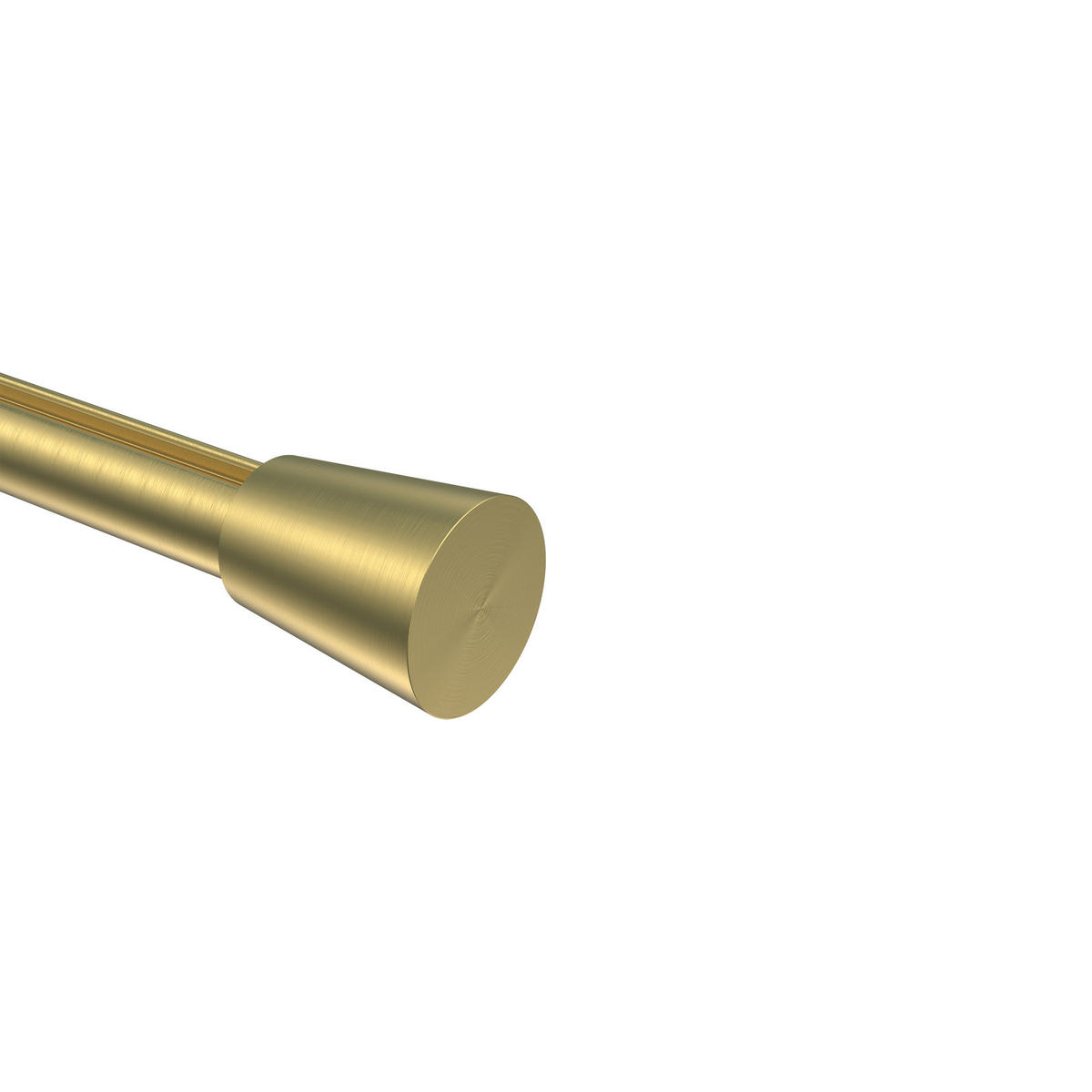ENDSTÜCKE FÜR GARDINENSTANGEN 20 mm Ø, Sitra Messing-Optik, Packung 2 Stück - Messingfarben, Metall (4.1/3/3cm) - INTERDECO