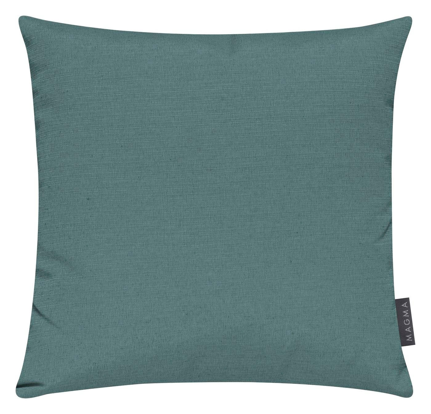 KISSENHÜLLE 2er Set Fino uni 40/40 cm - Petrol, Textil (40/40cm) - Magma Heimtexx
