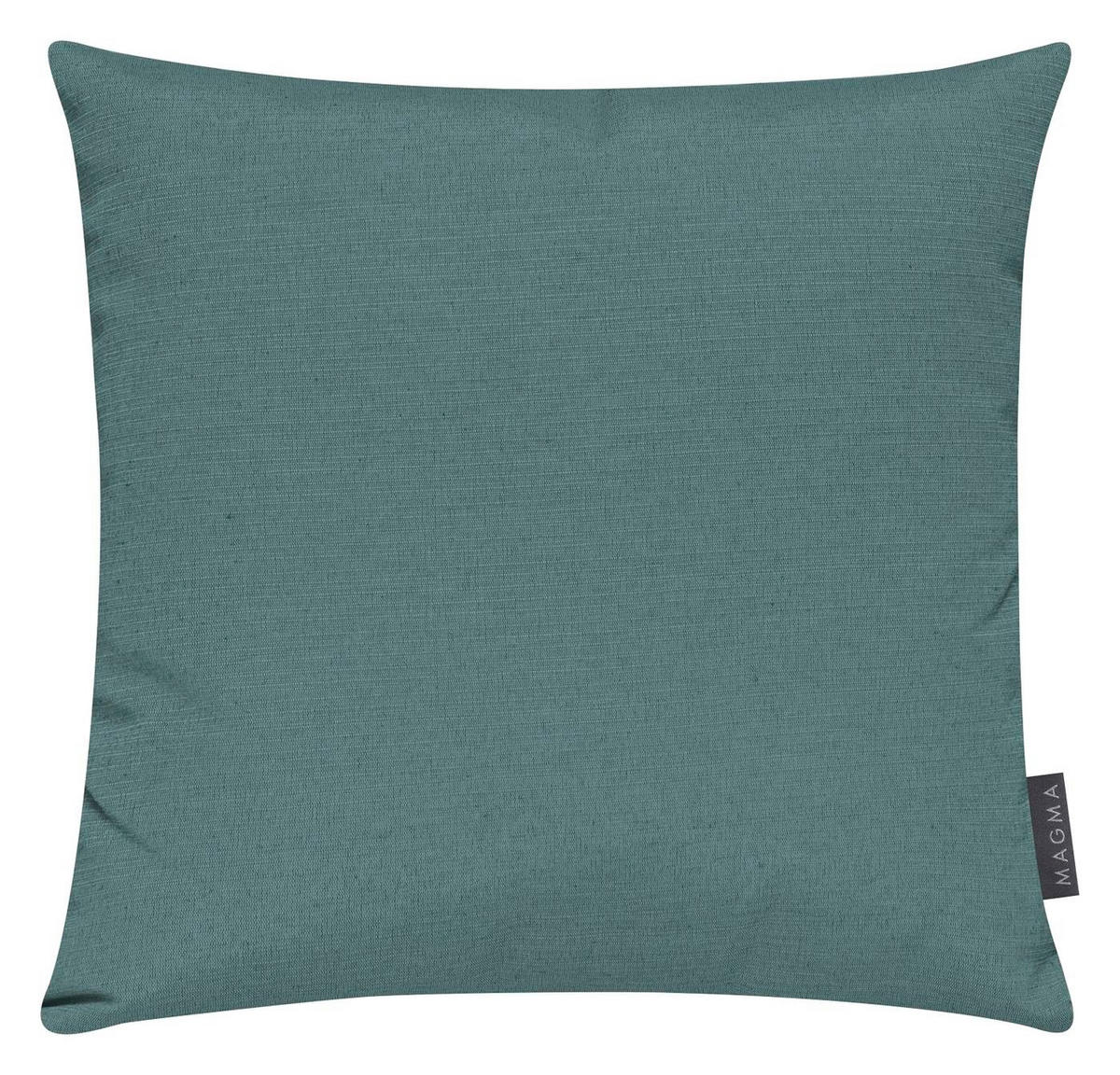 KISSENHÜLLE 2er Set Fino uni 40/40 cm - Petrol, Textil (40/40cm) - Magma Heimtexx