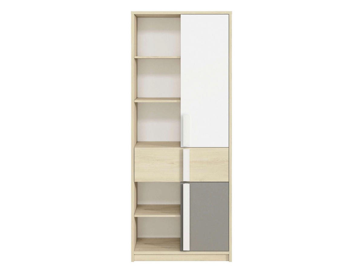 STANDREGAL – DROP 0301 – 80 cm – Drop – Weiß - Weiß, Holzwerkstoff (80/199/40cm) - hi-markt