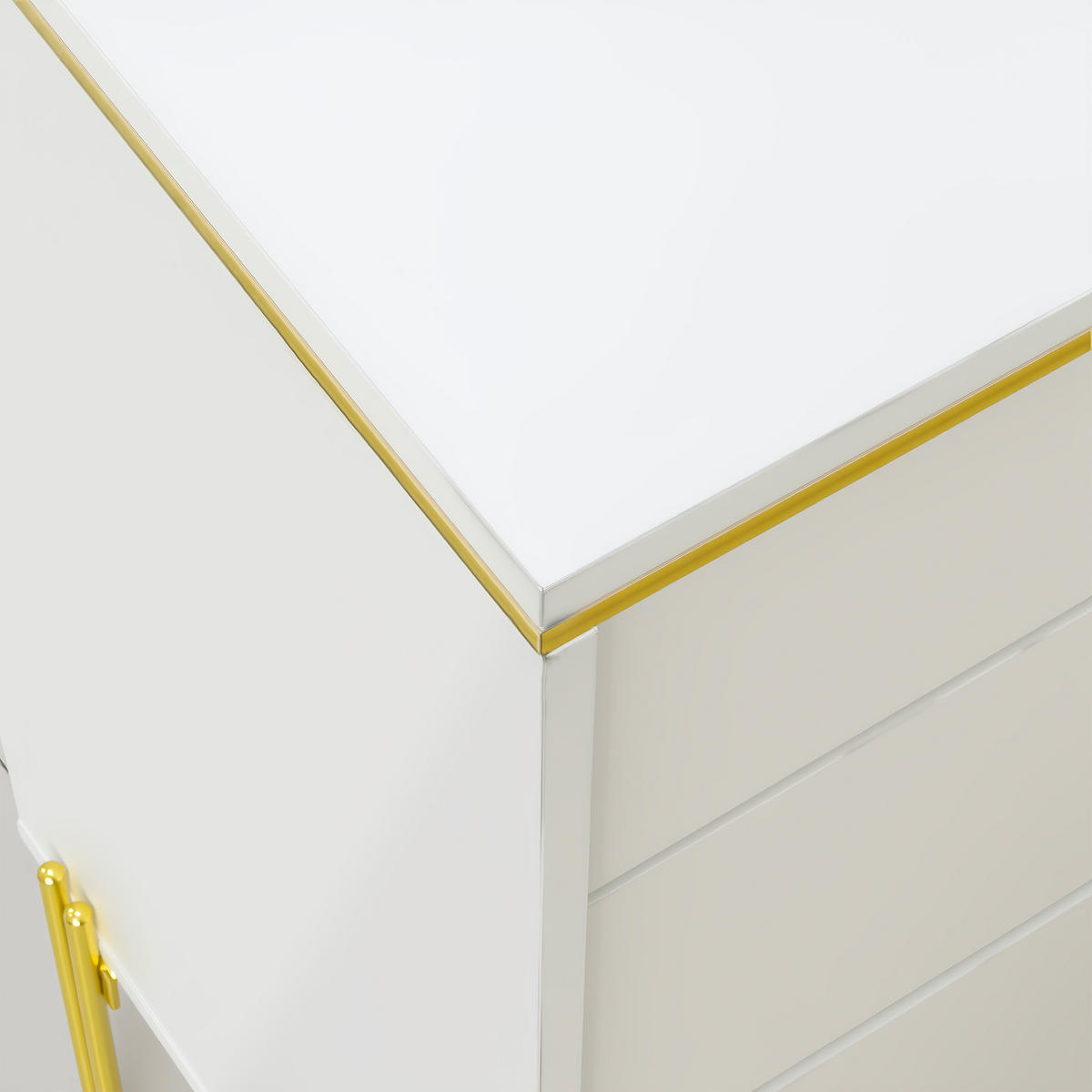 SIDEBOARD Weiß 120/40/85,5 cm - Weiß, Holzwerkstoff (120/85.5/40cm) - PANGIVO