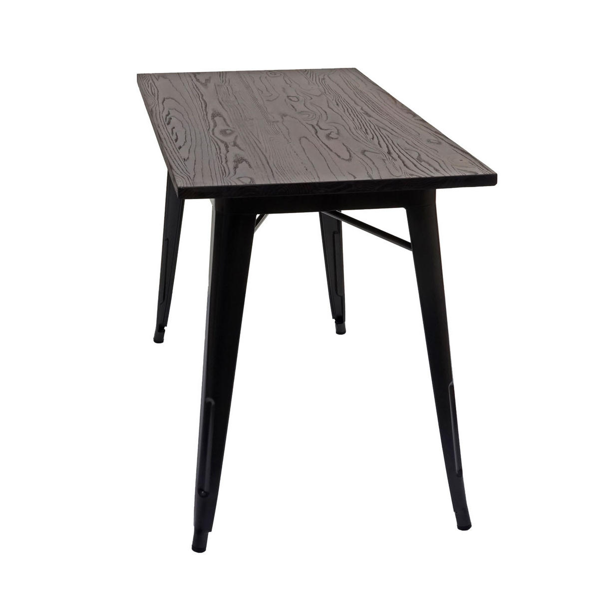 ESSZIMMERTISCH H10A rechteck Dunkelbraun - Dunkelbraun, Metall (60/120/76cm) - MCW