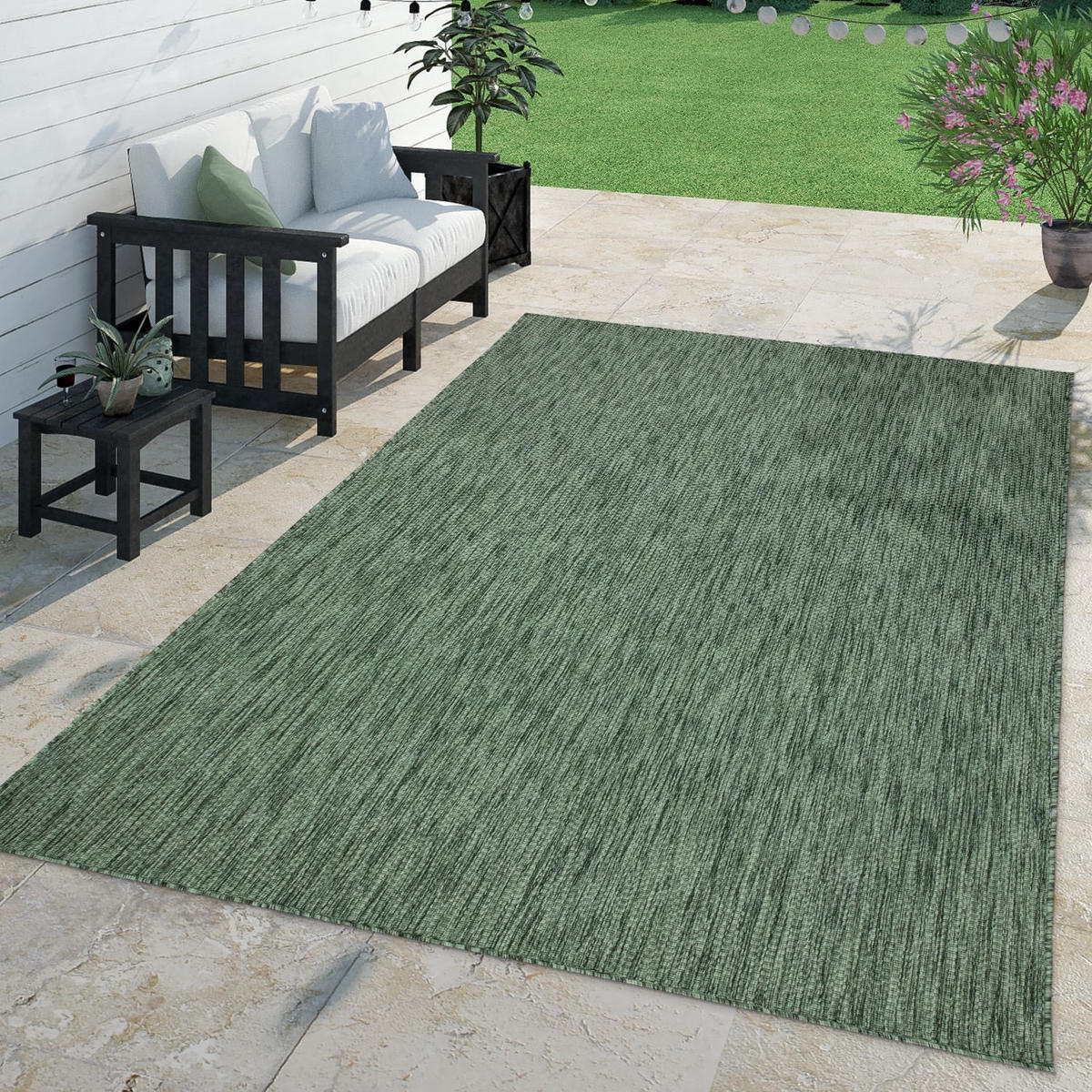 OUTDOORTEPPICH Grün 60 x 100 cm - Grün, Kunststoff (60/100cm) - TT Home