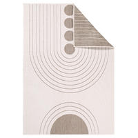 OUTDOOR-TEPPICH DuoRug 5739 Creme 120x170 cm - Beige, Textil (120/170cm) - carpet city