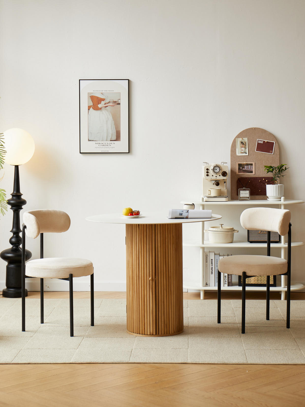 ESSTISCH Rund Braun 90 x 90 x 75 (cm) - Braun, Holz (90/90/75cm) - Nordlys