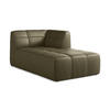 SOFAELEMENT Rechts Kunstleder Grün - Schwarz/Olivgrün, Holzwerkstoff/Kunststoff (101/77/175cm) - Makamii