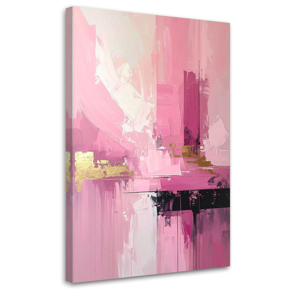 Feeby Leinwandbild, Rosa 80x120 cm