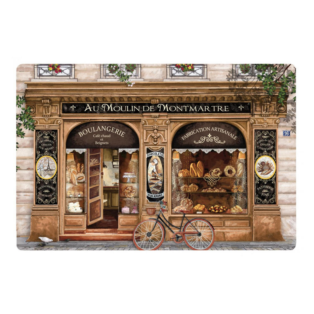 TISCHSET Boulangerie traditionnelle passend 30 x 45 cm - Multicolor, Textil (45/30cm) - Winkler