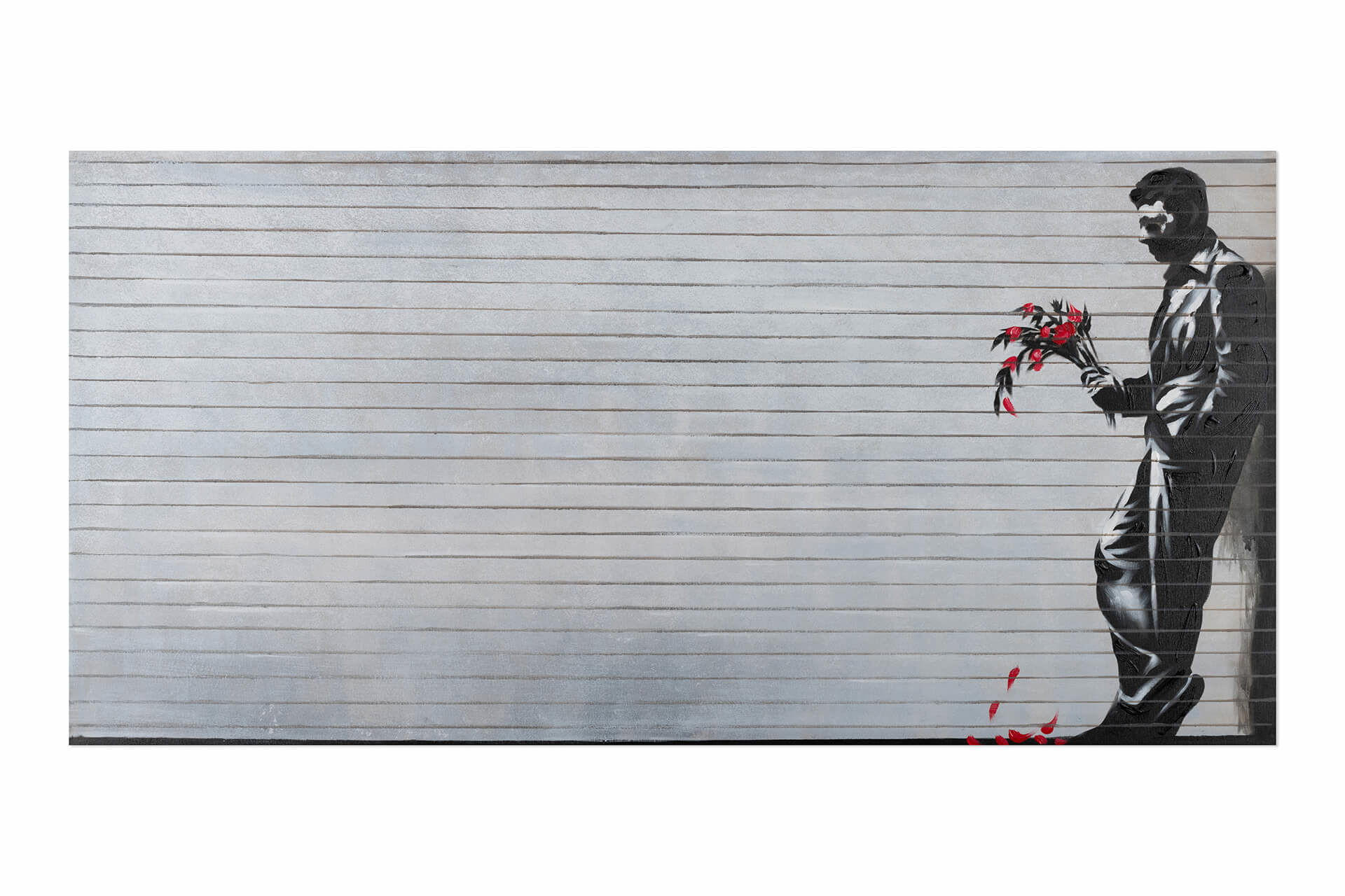 ACRYLBILD HANDGEMALT 120/60 cm - Schwarz, Holz/Textil (2/60cm) - KUNSTLOFT